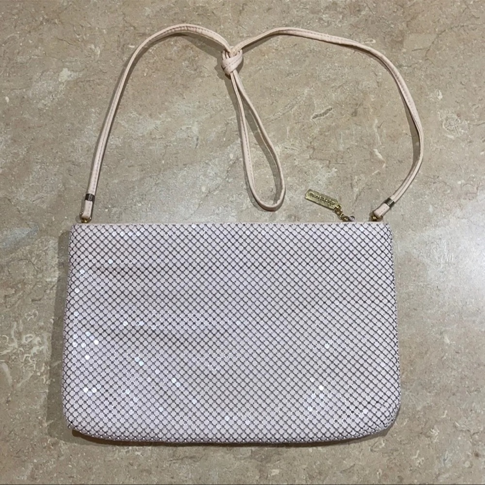 Whiting & Davis Pink Mesh Purse, Vintage